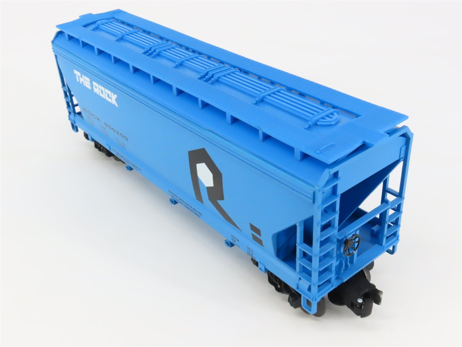 O Gauge 3-Rail Lionel 6-17122 ROCK The Rock 3-Bay Hopper #800200 w/ Custom EOT