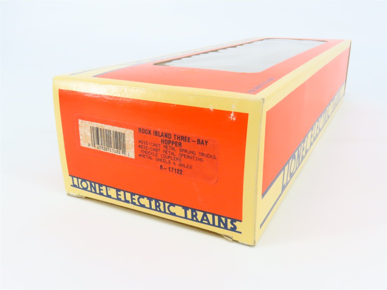 O Gauge 3-Rail Lionel 6-17122 ROCK The Rock 3-Bay Hopper #800200 w/ Custom EOT