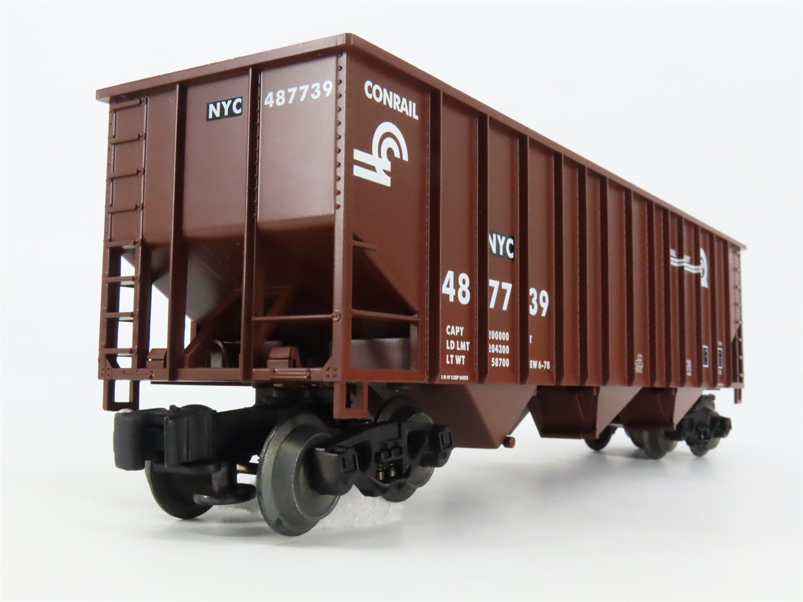 O Gauge 3-Rail Lionel 6-17158 NYC CR Conrail Railroad 3-Bay Coal Hopper #487739