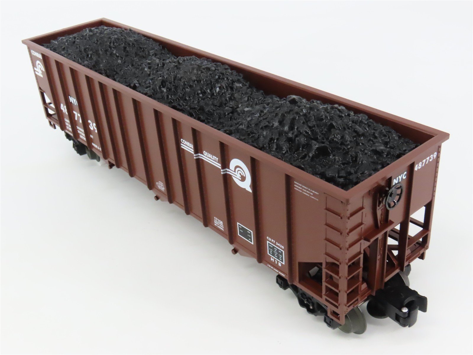 O Gauge 3-Rail Lionel 6-17158 NYC CR Conrail Railroad 3-Bay Coal Hopper #487739