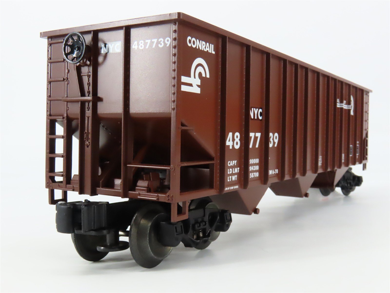 O Gauge 3-Rail Lionel 6-17158 NYC CR Conrail Railroad 3-Bay Coal Hopper #487739