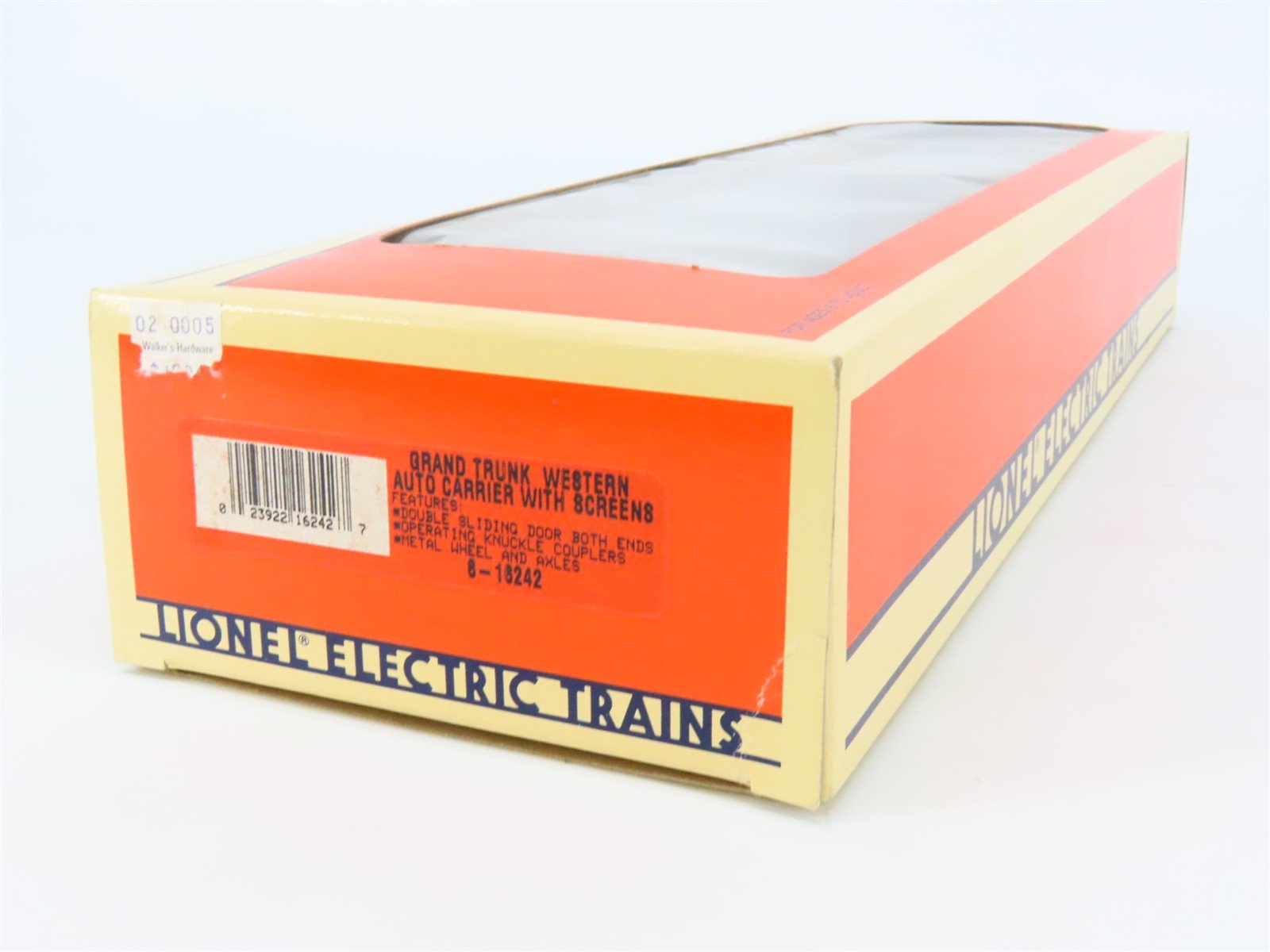 O Gauge 3-Rail Lionel 6-16242 GTW Grand Trunk Western Auto Carrier #14242