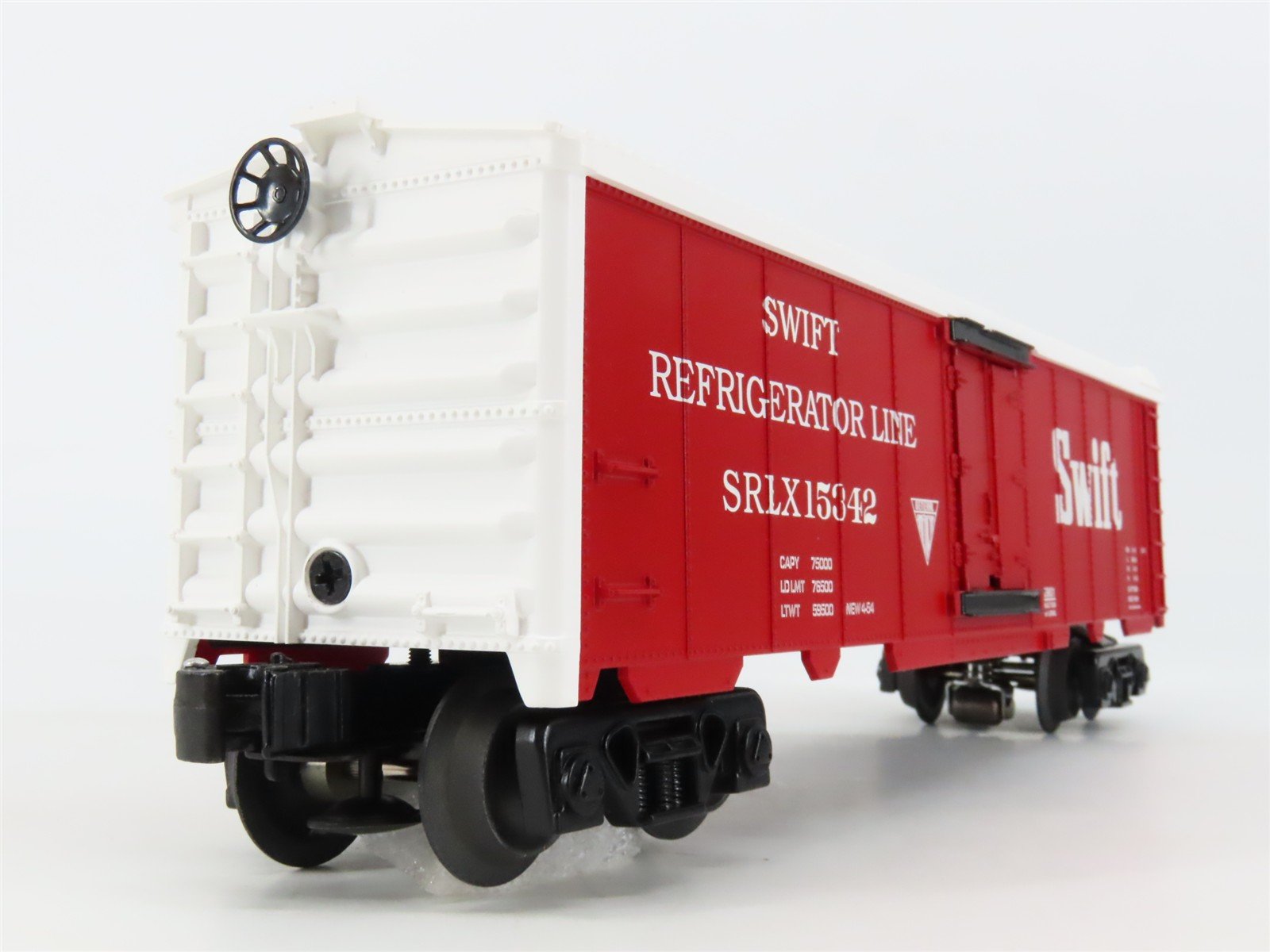 O Gauge 3-Rail Lionel 6-29831 SRLX Swift Refrigerator Line Hot Box Reefer #15342