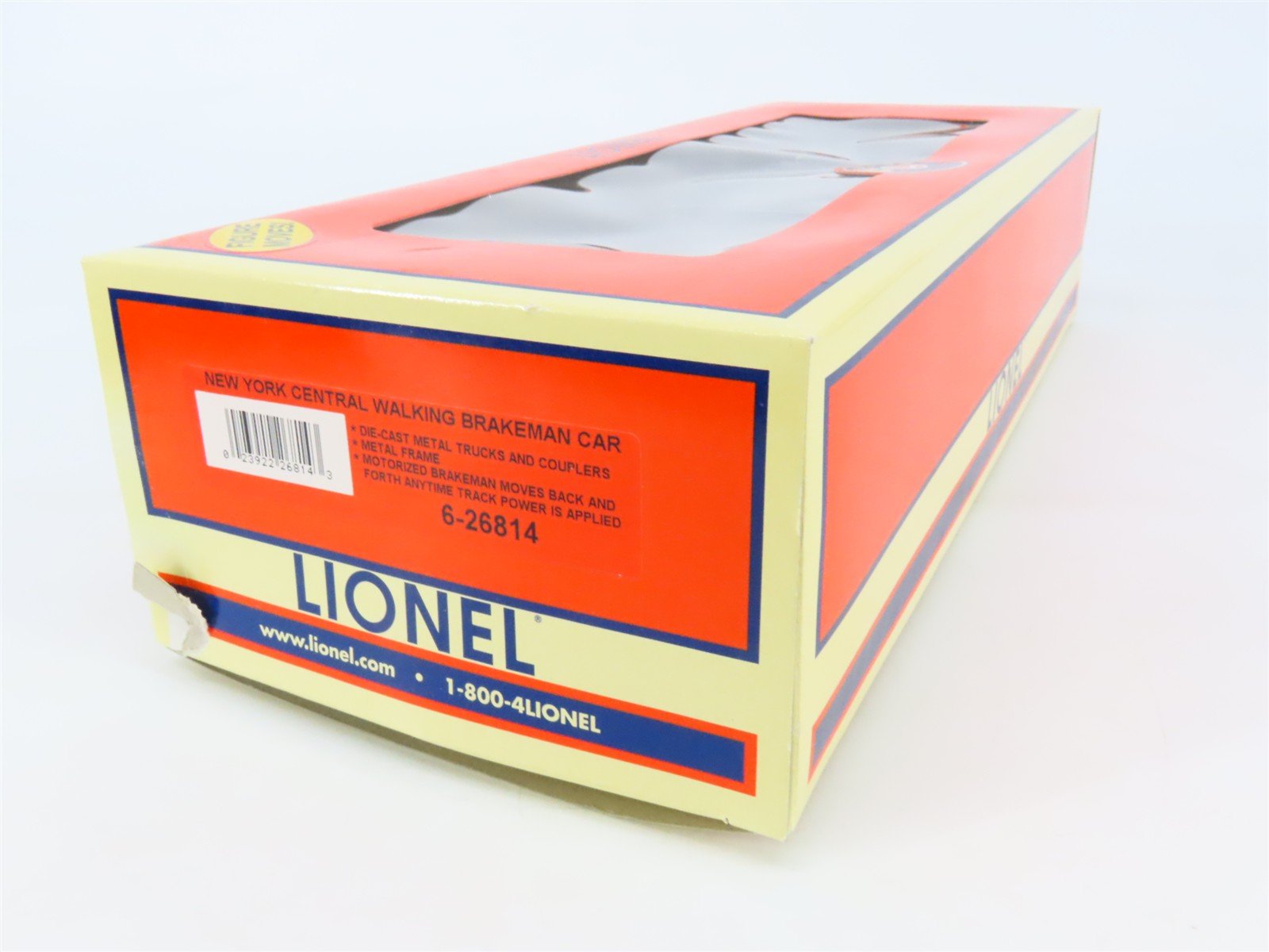 O Gauge 3-Rail Lionel 6-26814 NYC System Walking Brakeman Box Car #174227