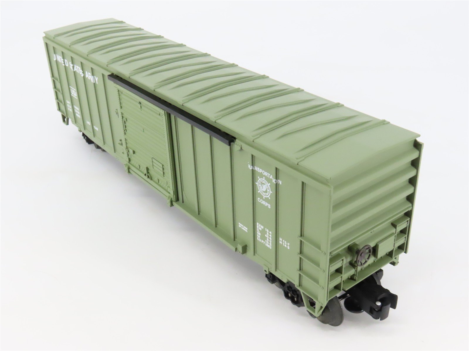 O Gauge 3-Rail Lionel 6-17265 USA United States Army 50' Single Door Box Car