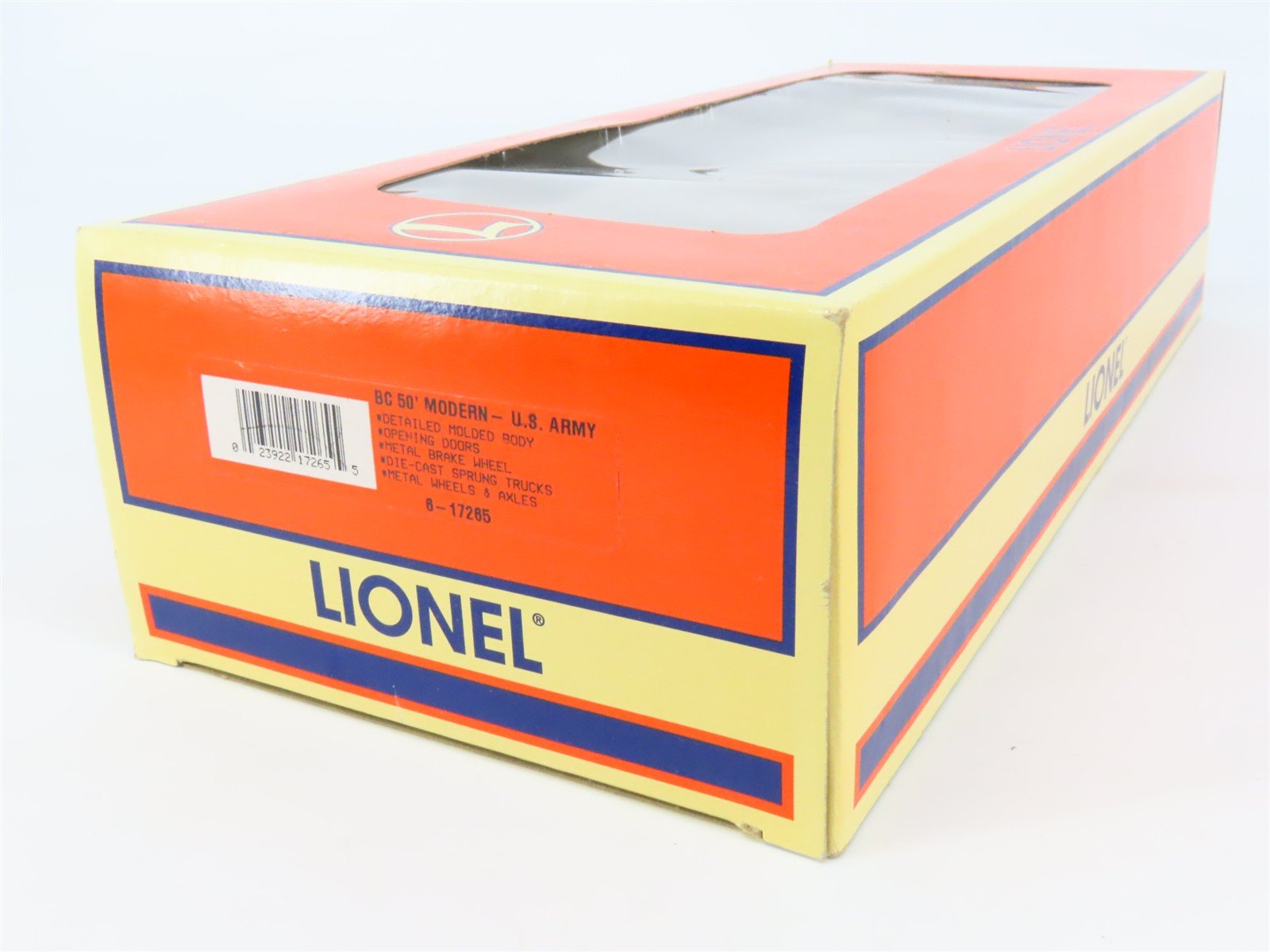 O Gauge 3-Rail Lionel 6-17265 USA United States Army 50' Single Door Box Car