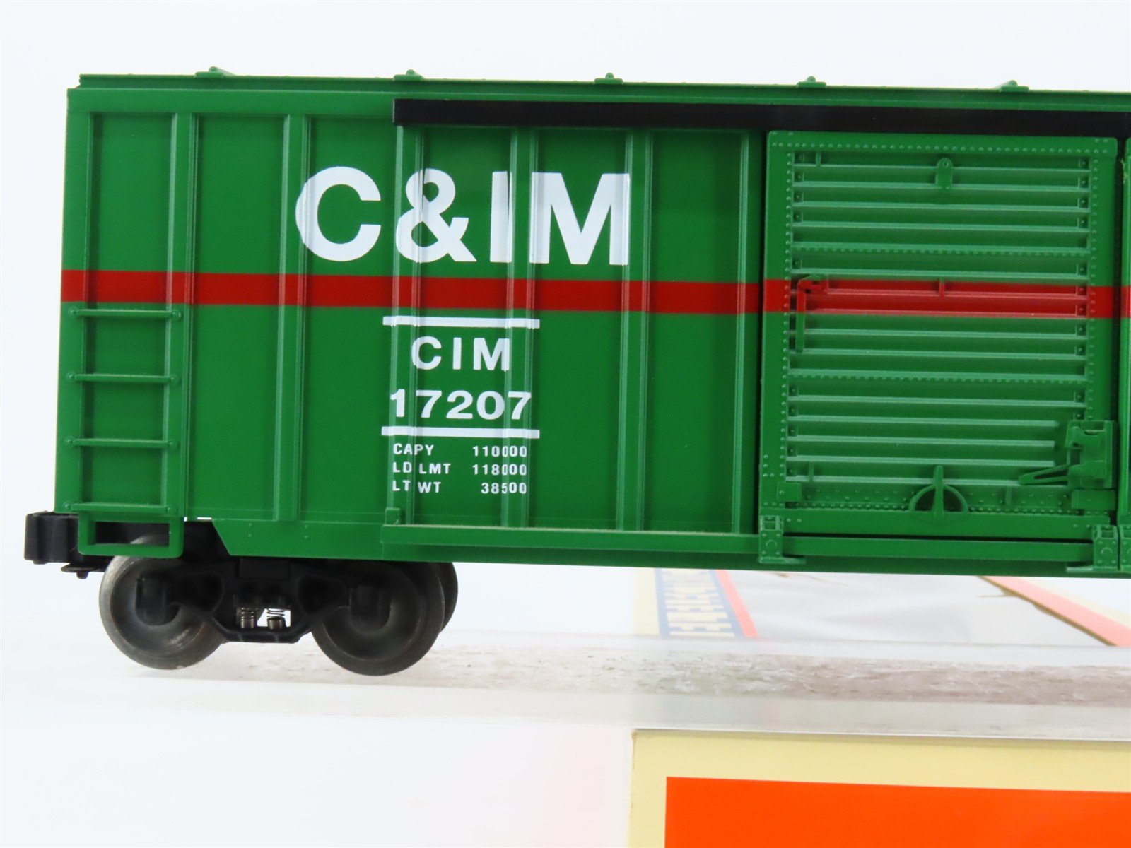 O Gauge 3-Rail Lionel 6-17207 CIM Chicago & Illinois Midland Box Car #17207