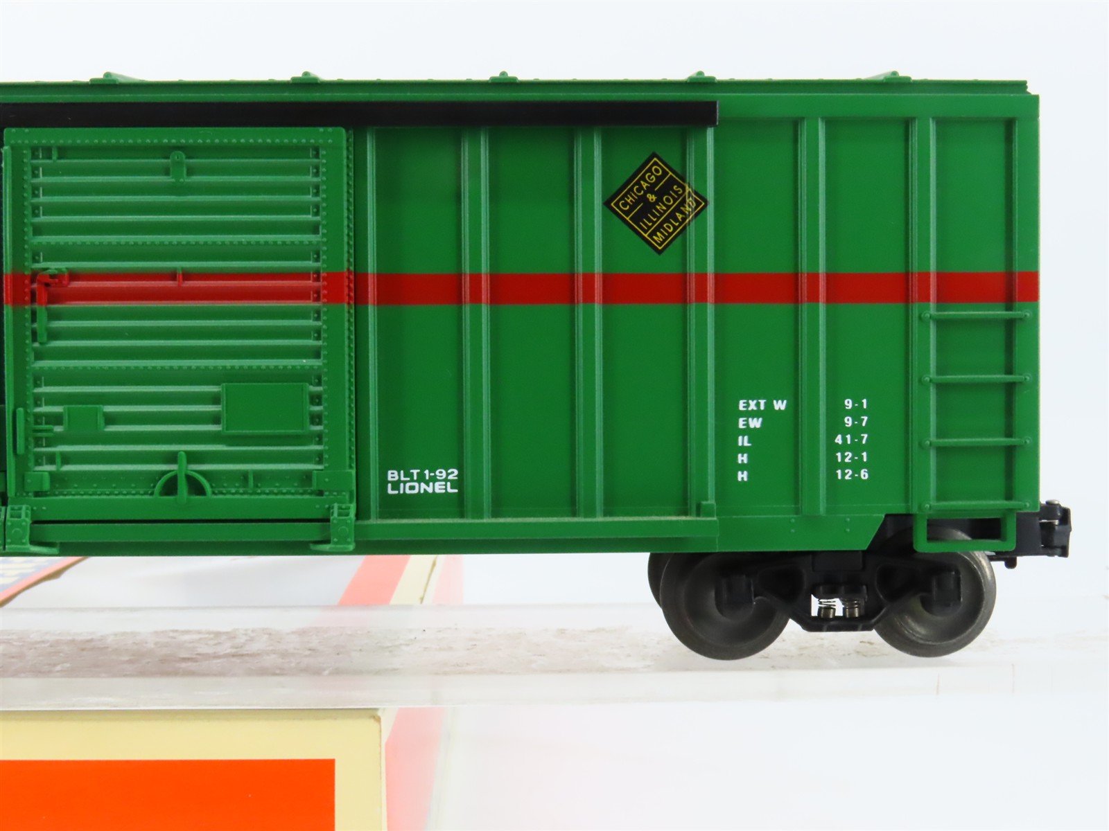 O Gauge 3-Rail Lionel 6-17207 CIM Chicago & Illinois Midland Box Car #17207