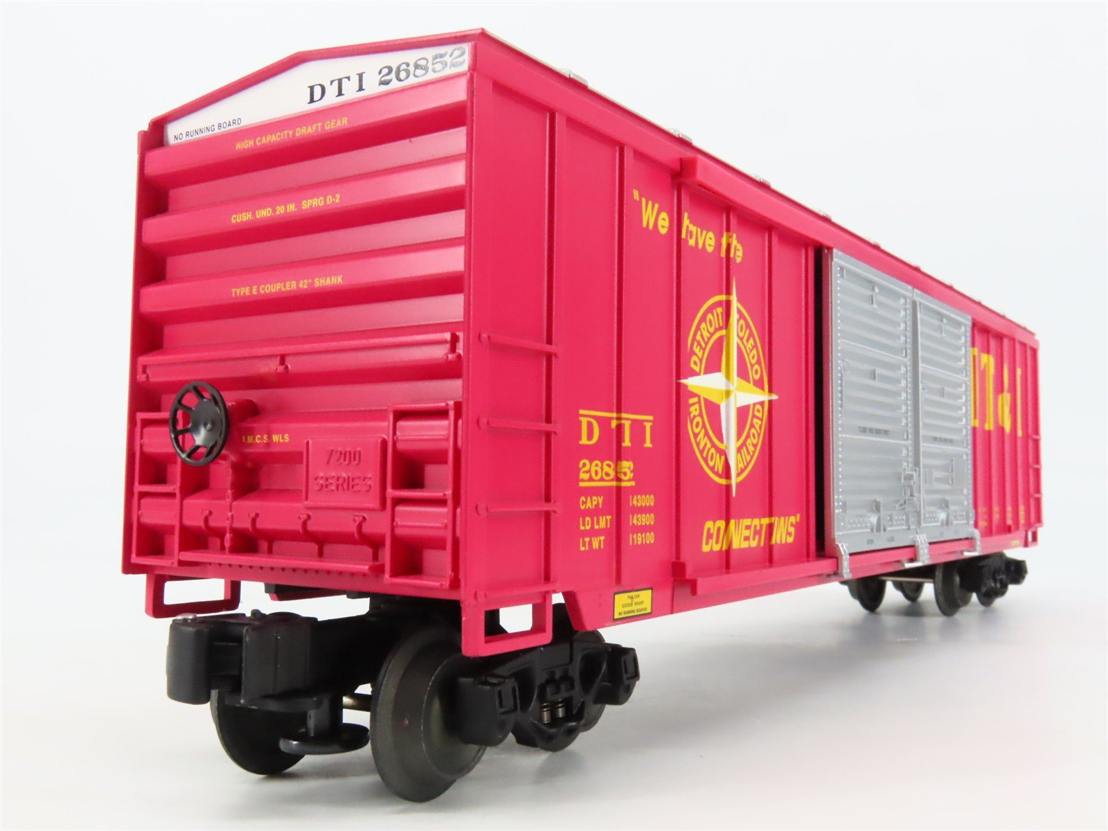 O Gauge 3-Rail Lionel 6-17273 DT&I Detroit Toledo & Ironton Box Car #26852
