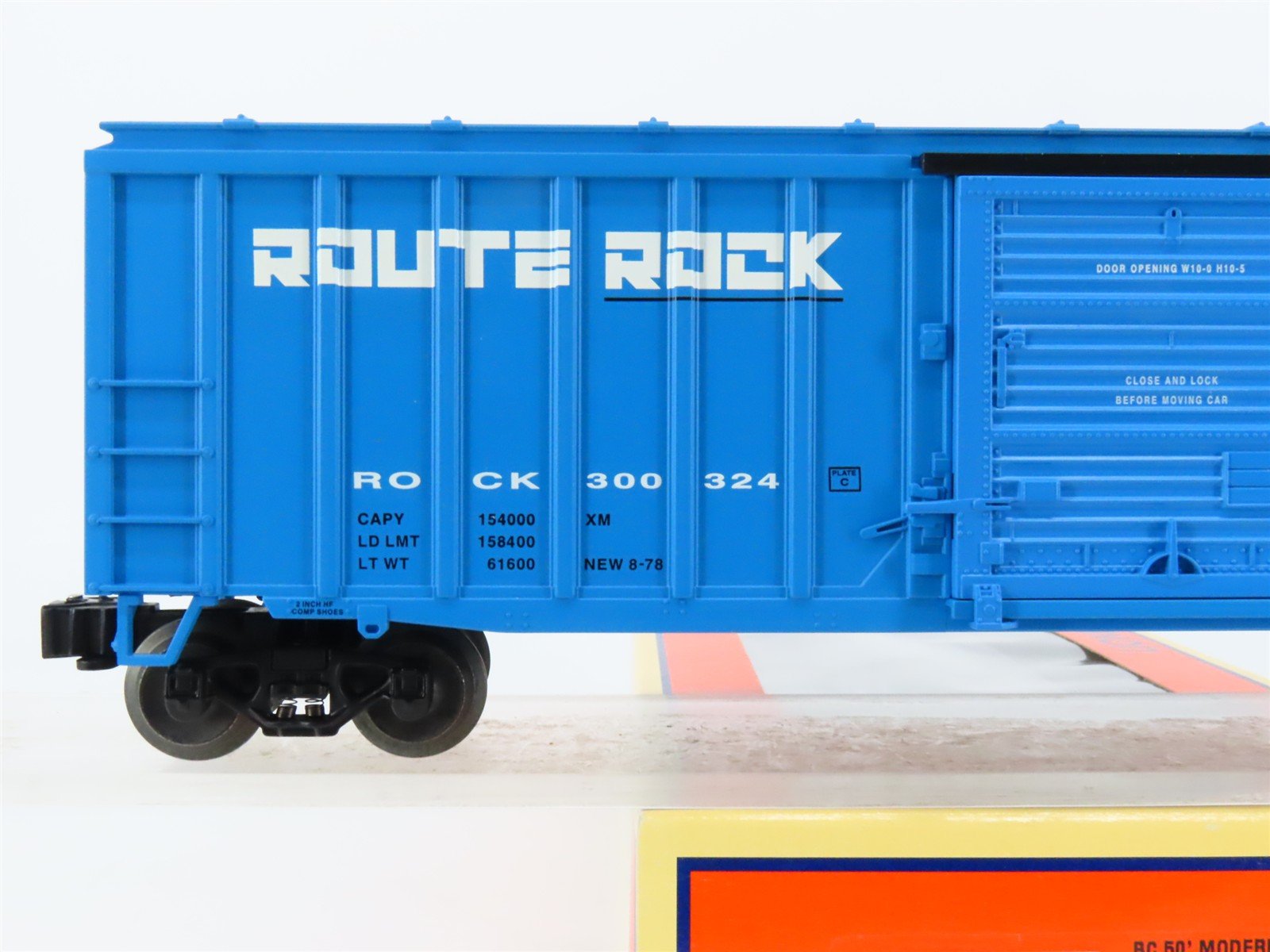 O Gauge 3-Rail Lionel 6-17271 ROCK Route Rock 50' Single Door Box Car #300324
