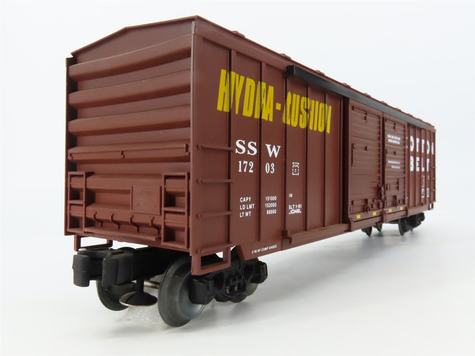 O Gauge 3-Rail Lionel 6-17203 SSW Cotton Belt Double Door Box Car #17203