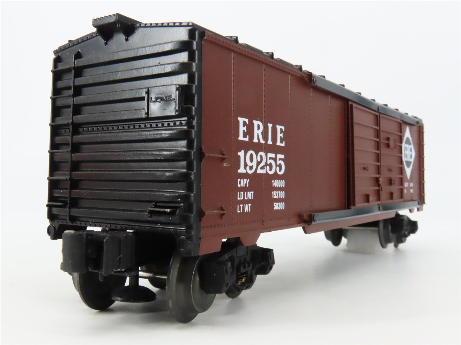 O Gauge 3-Rail Lionel 6-19255 ERIE Railroad Double Door Box Car #19255