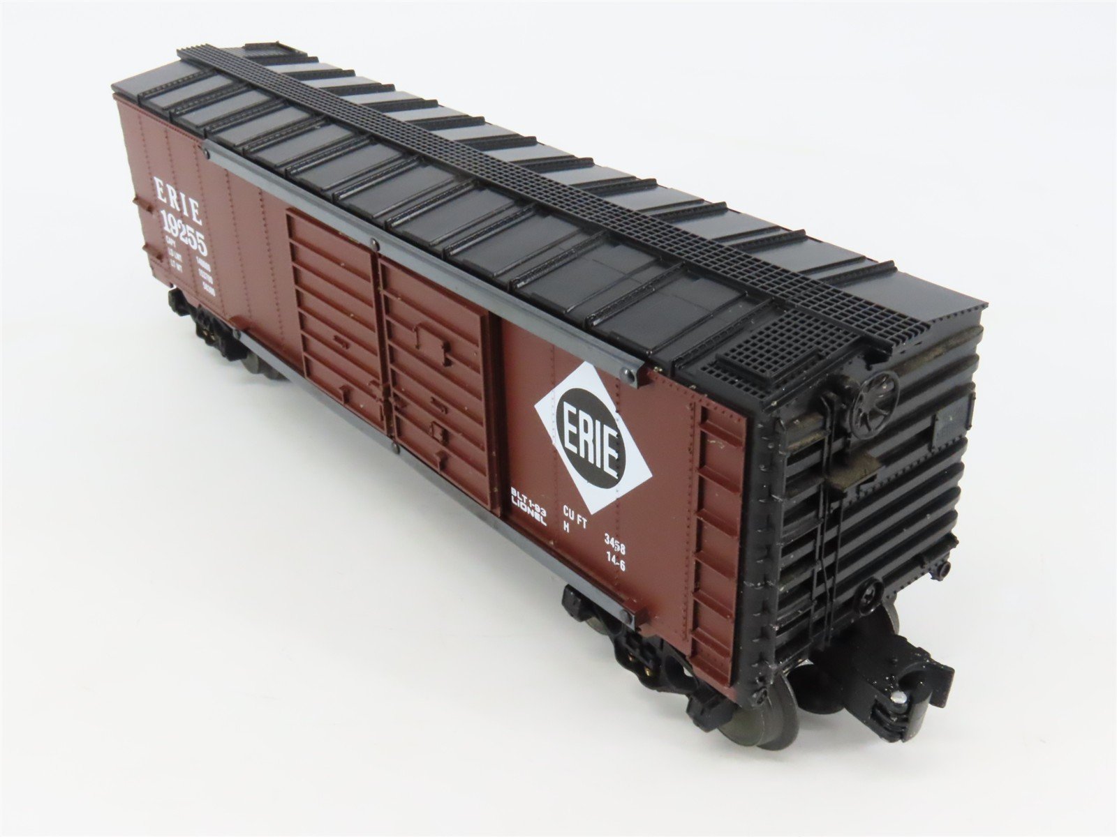 O Gauge 3-Rail Lionel 6-19255 ERIE Railroad Double Door Box Car #19255