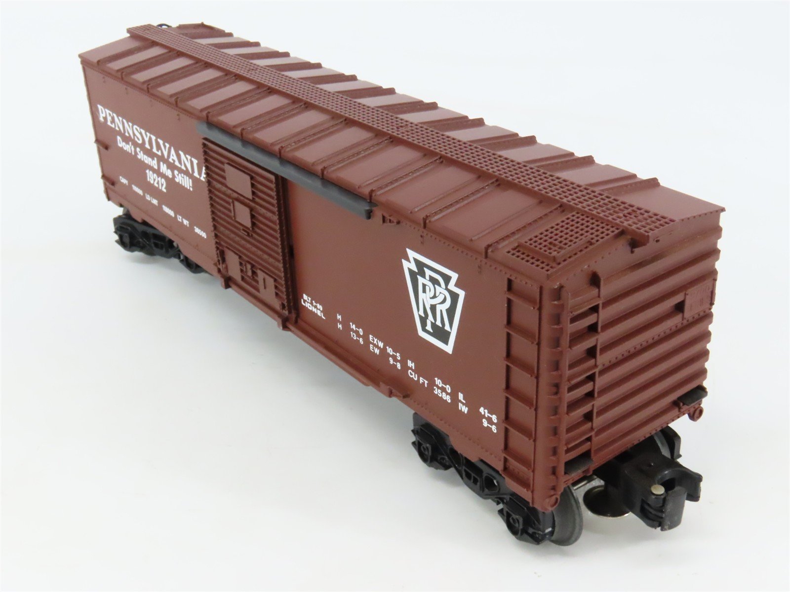 O Gauge 3-Rail Lionel 6-19212 PRR Pennsylvania Single Door Box Car #19212
