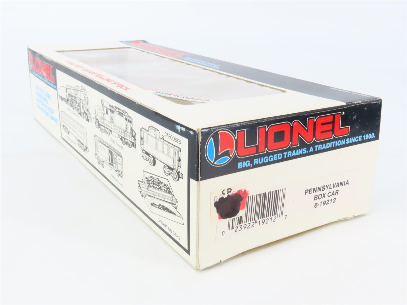 O Gauge 3-Rail Lionel 6-19212 PRR Pennsylvania Single Door Box Car #19212