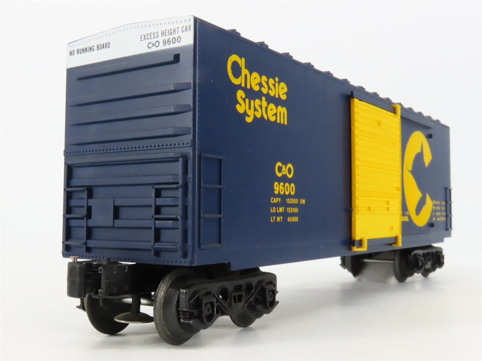 O Gauge 3-Rail Lionel C&O Chessie System Single Door Box Car #9600