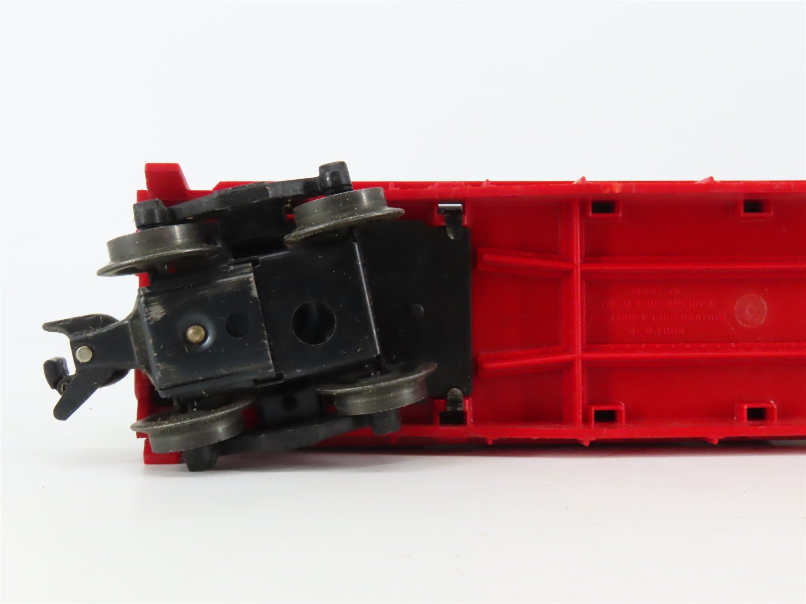 O Gauge 3-Rail Lionel 6414 Auto-Loader Automobile Flat Car #6414 w/ 4 Vehicles