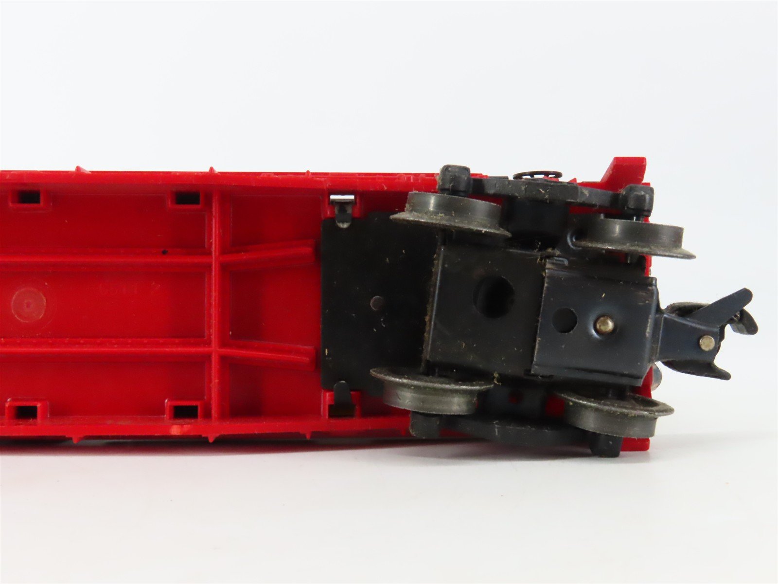 O Gauge 3-Rail Lionel 6414 Auto-Loader Automobile Flat Car #6414 w/ 4 Vehicles