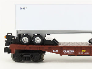O Gauge 3-Rail Lionel 6-36026 TTX TOFC Flat Cars 2-Pack w/JB Hunt Trailers & ETD