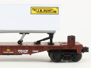 O Gauge 3-Rail Lionel 6-36026 TTX TOFC Flat Cars 2-Pack w/JB Hunt Trailers & ETD