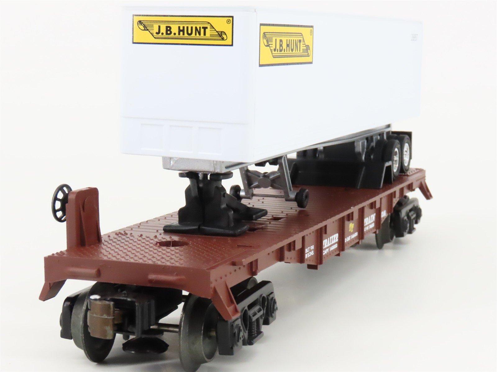 O Gauge 3-Rail Lionel 6-36026 TTX TOFC Flat Cars 2-Pack w/JB Hunt Trailers & ETD