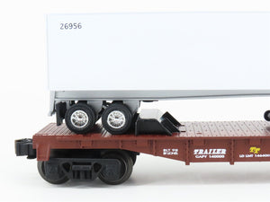 O Gauge 3-Rail Lionel 6-36026 TTX TOFC Flat Cars 2-Pack w/JB Hunt Trailers & ETD