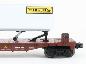 O Gauge 3-Rail Lionel 6-36026 TTX TOFC Flat Cars 2-Pack w/JB Hunt Trailers & ETD