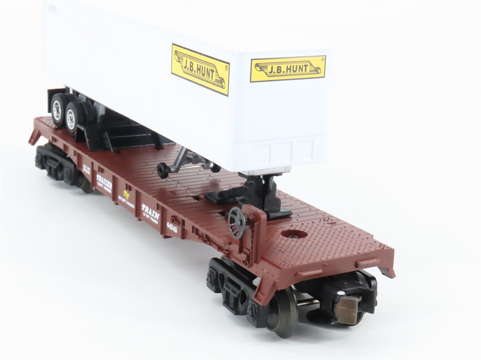 O Gauge 3-Rail Lionel 6-36026 TTX TOFC Flat Cars 2-Pack w/JB Hunt Trailers & ETD