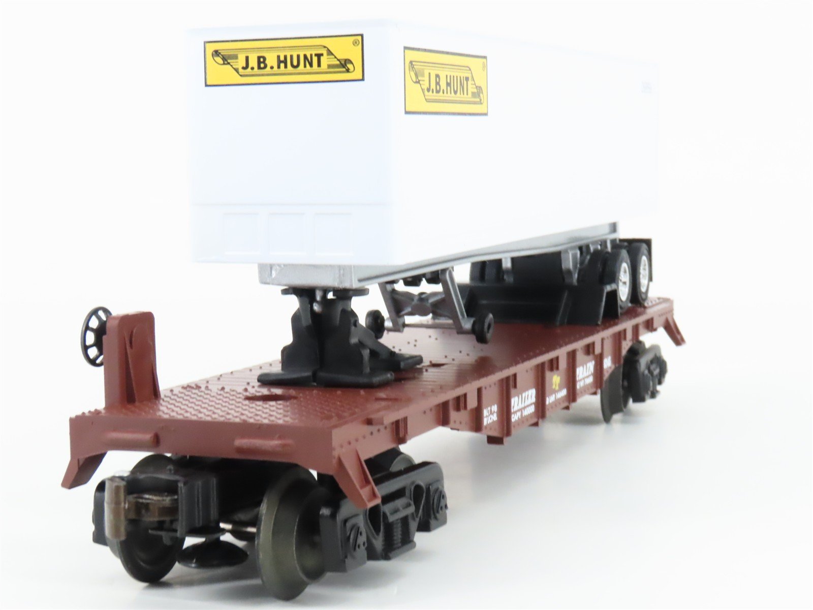 O Gauge 3-Rail Lionel 6-36026 TTX TOFC Flat Cars 2-Pack w/JB Hunt Trailers & ETD