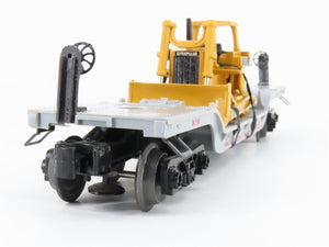 O 3-Rail Lionel 6-16935 UP Depressed Center Flat Car #16935 w/Ertl CAT Bulldozer