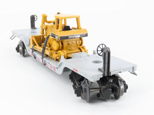 O 3-Rail Lionel 6-16935 UP Depressed Center Flat Car #16935 w/Ertl CAT Bulldozer