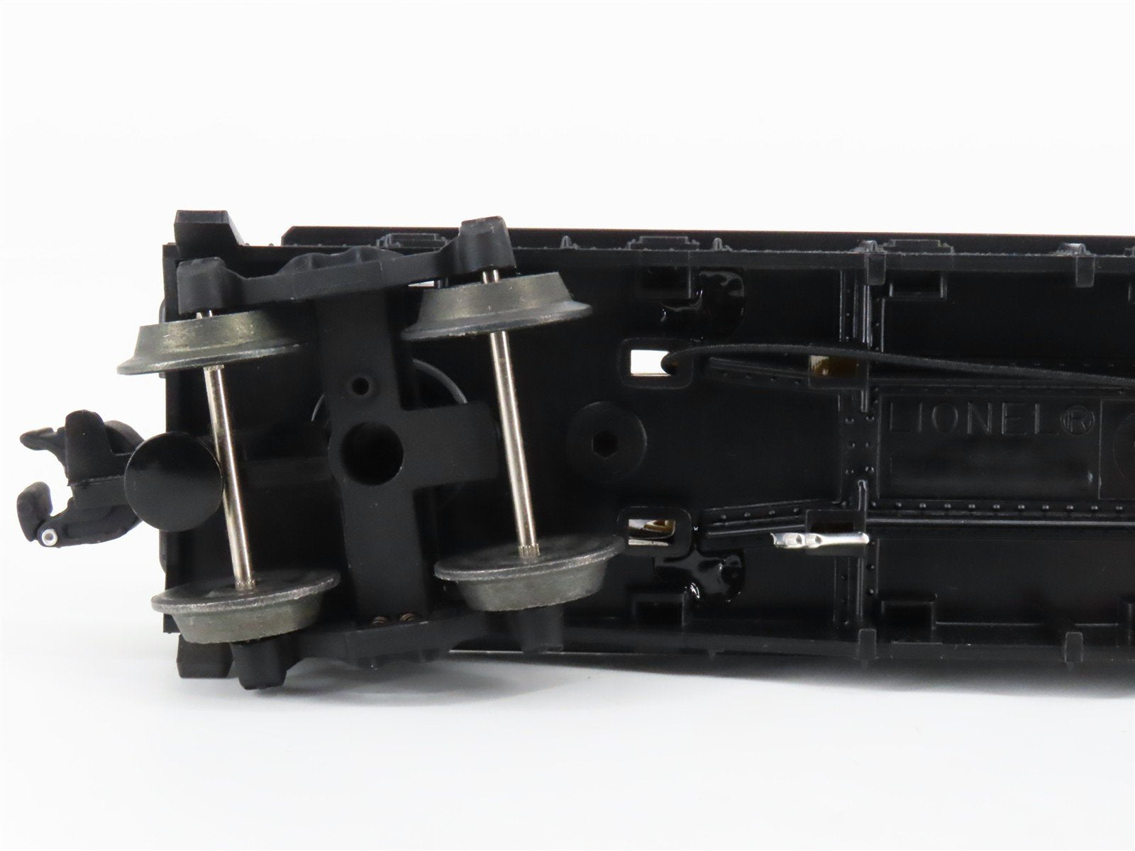 O Gauge 3-Rail Lionel 6-16954 NYC Flat Car #6424 w/ Ertl CAT Scraper