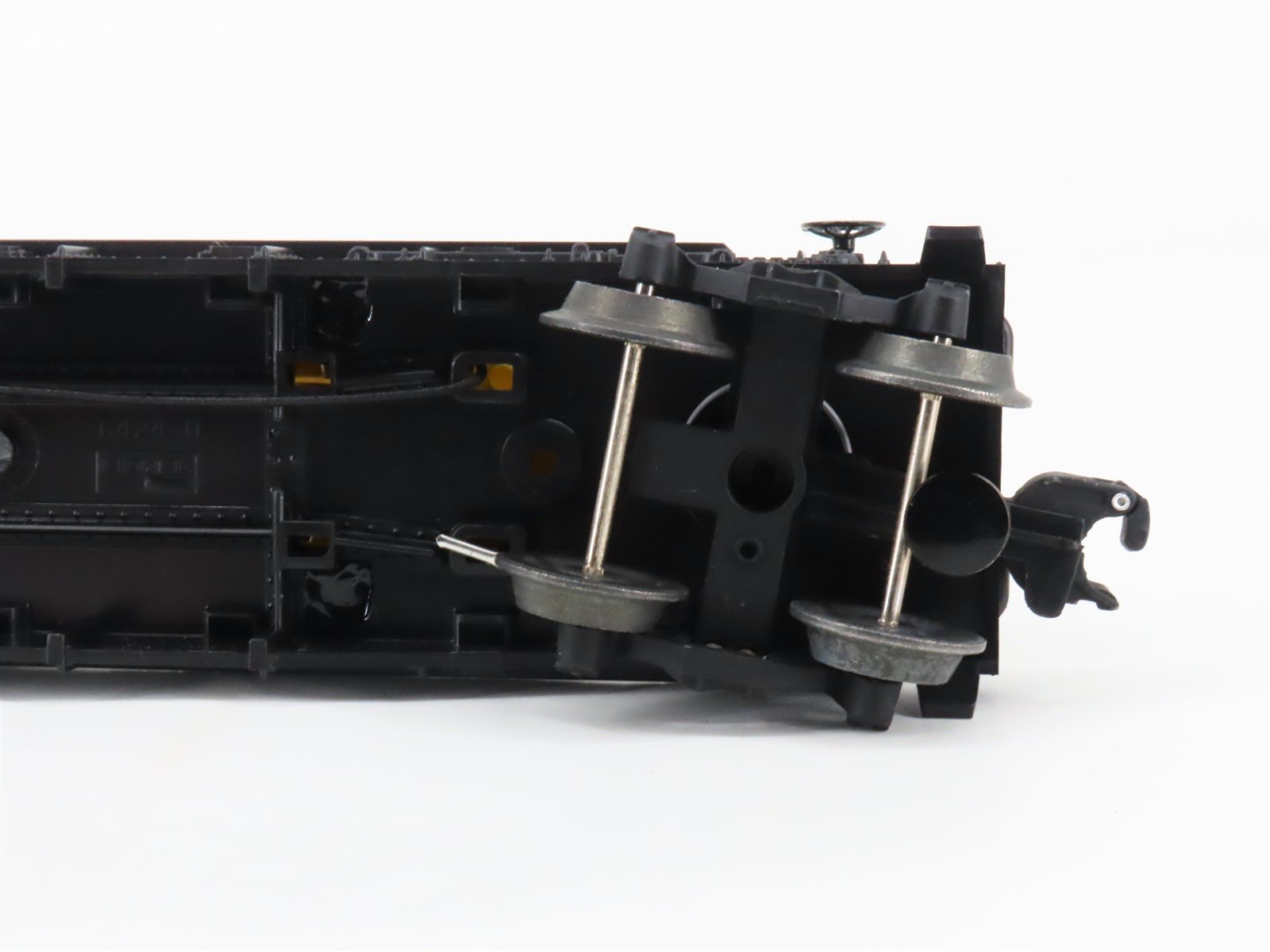 O Gauge 3-Rail Lionel 6-16954 NYC Flat Car #6424 w/ Ertl CAT Scraper