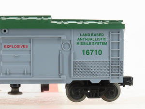 O Gauge 3-Rail Lionel 6-16710 US Army Operating Missile Launch Box Car