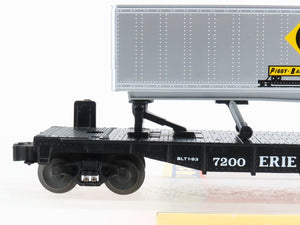 O Gauge 3-Rail Lionel 6-19415 ERIE TOFC Piggyback Flat Car #7200 w/ Trailer