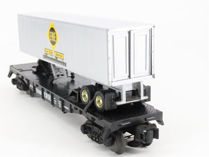 O Gauge 3-Rail Lionel 6-19415 ERIE TOFC Piggyback Flat Car #7200 w/ Trailer