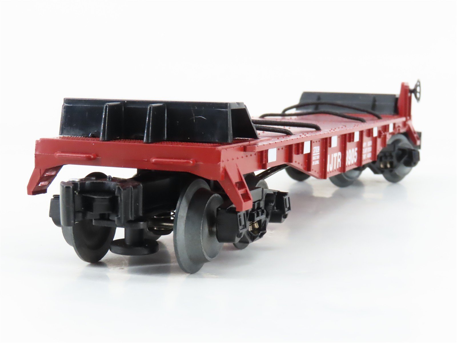 O Gauge 3-Rail Lionel 6-37839 NJTR NJ Transit Flat Car #9905 w/ Semi-Tractors