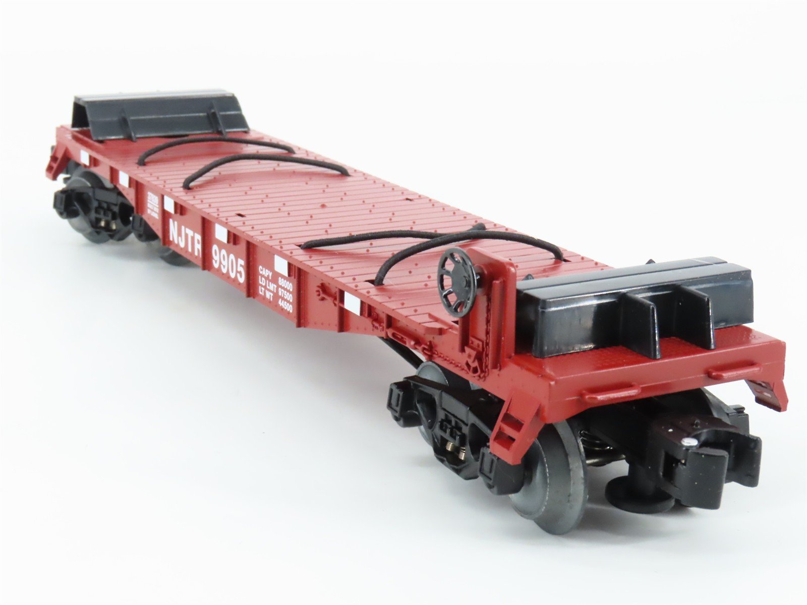 O Gauge 3-Rail Lionel 6-37839 NJTR NJ Transit Flat Car #9905 w/ Semi-Tractors