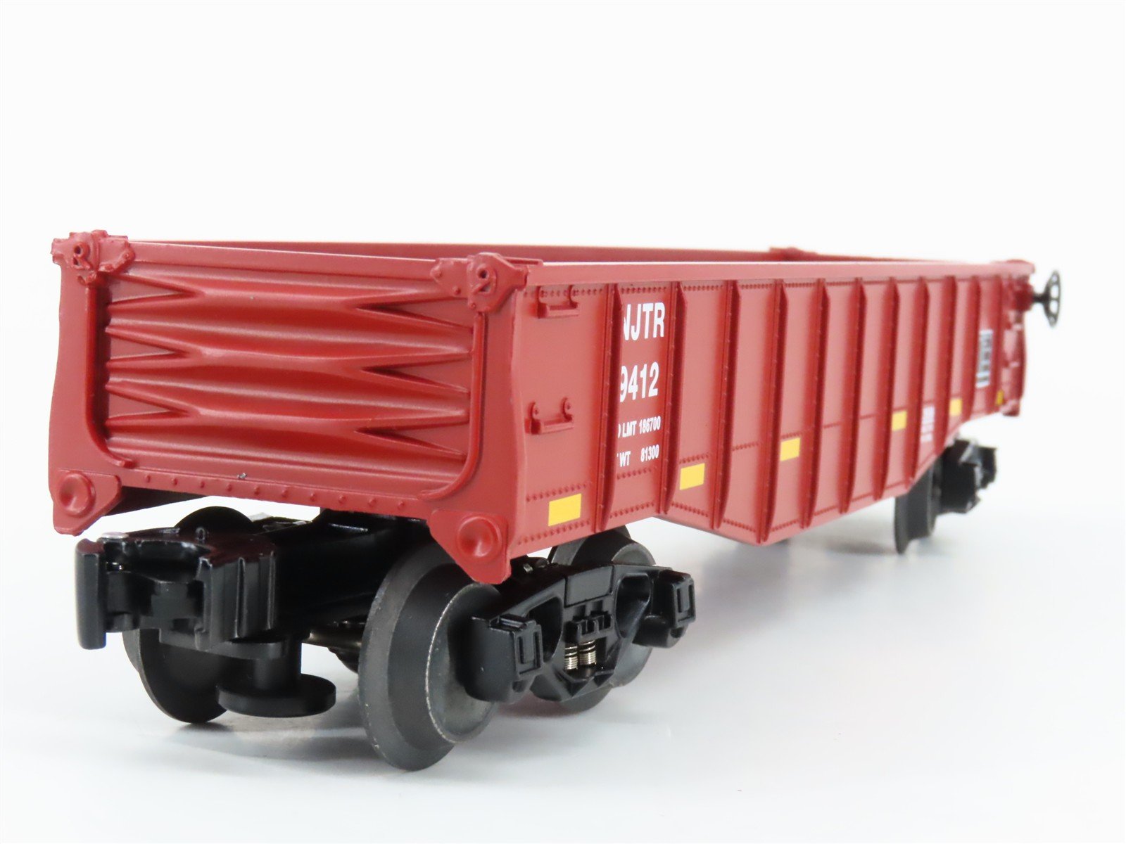 O Gauge 3-Rail Lionel 6-26696 NJTR NJ Transit Gondola #9412 w/ Lumber Load