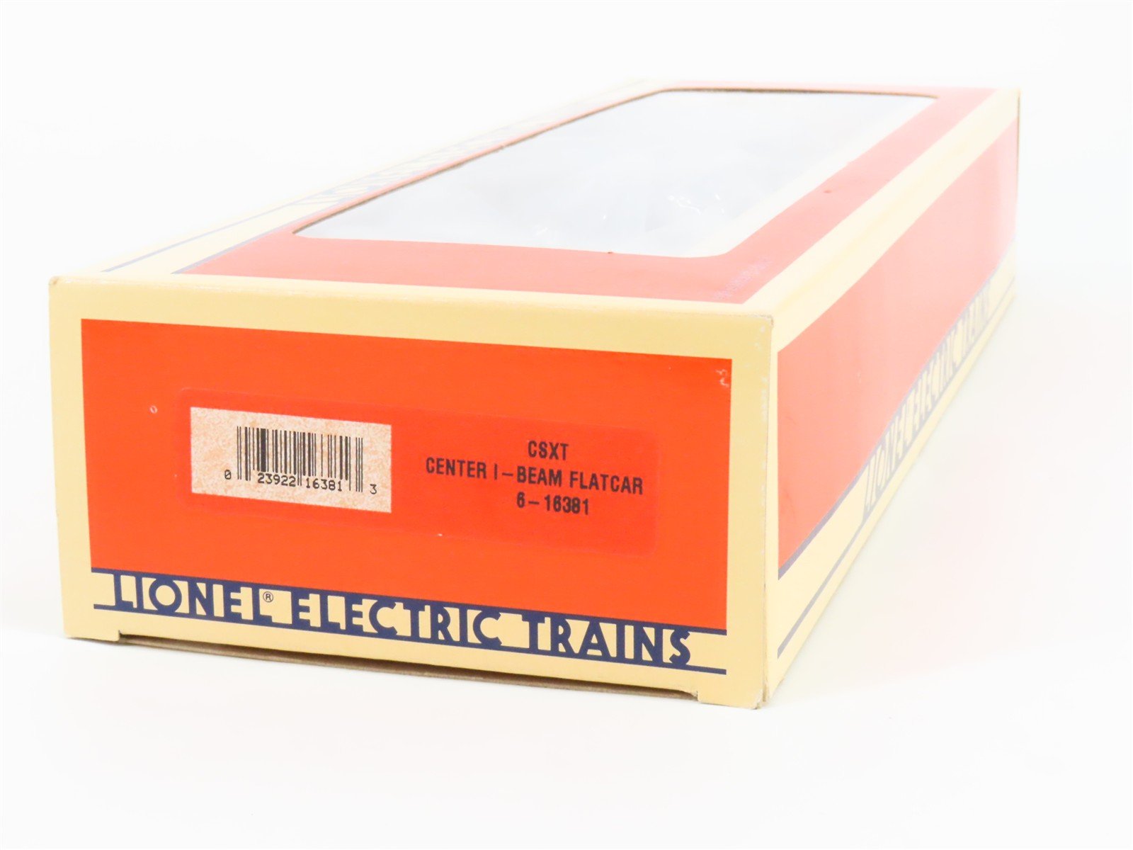 O Gauge 3-Rail Lionel 6-16381 CSXT Centerbeam Flat Car #16381 w/ Lumber Load