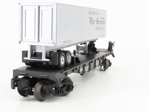 O Gauge 3-Rail Lionel 6-16374 D&RGW Rio Grande TOFC Flat Car #16374 w/ Trailer