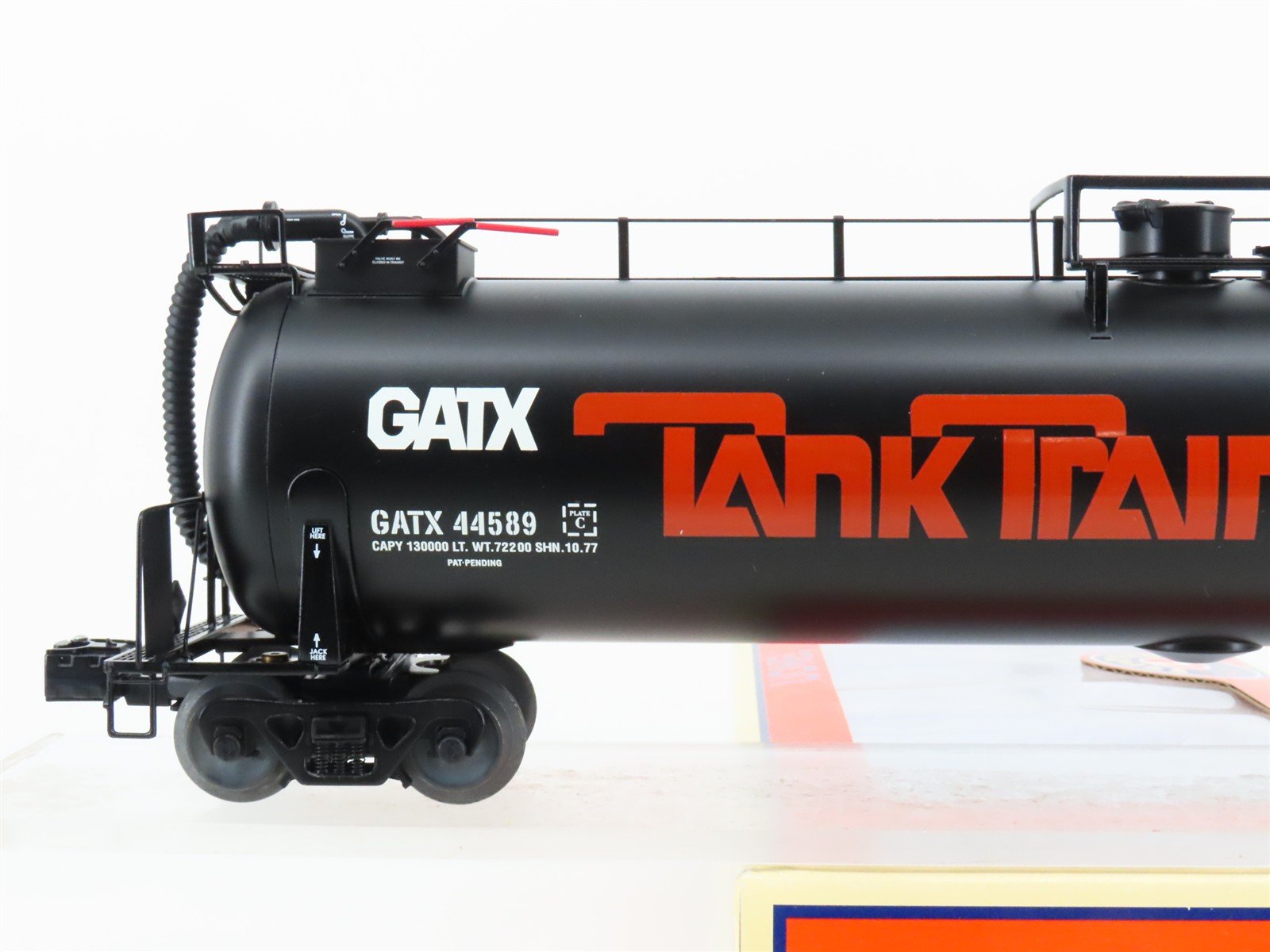 O Gauge 3-Rail Lionel 6-19637 GATX TankTrain Intermediate Tank Car #44589