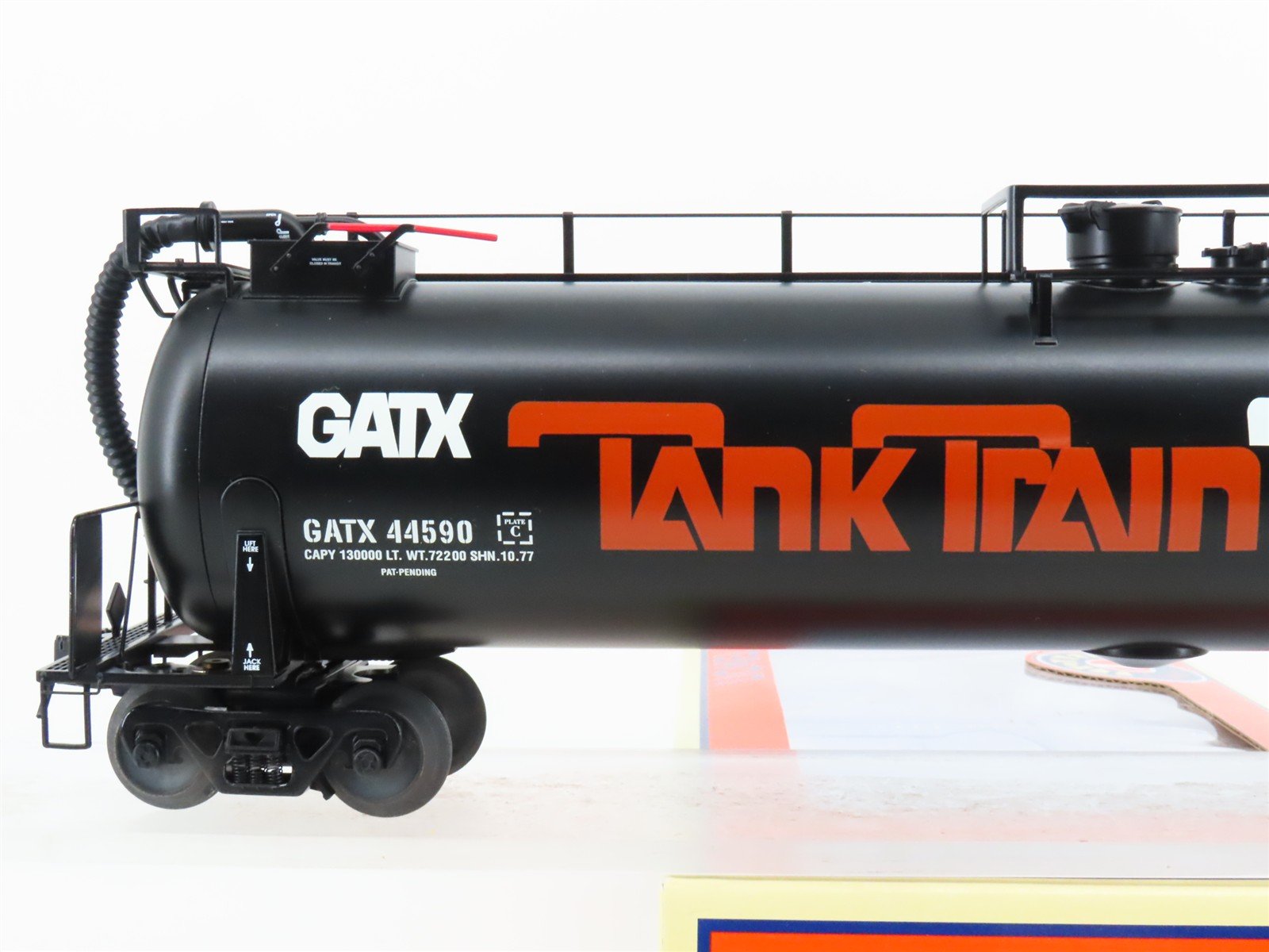 O Gauge 3-Rail Lionel 6-19647 GATX TankTrain Intermediate Tank Car #44590
