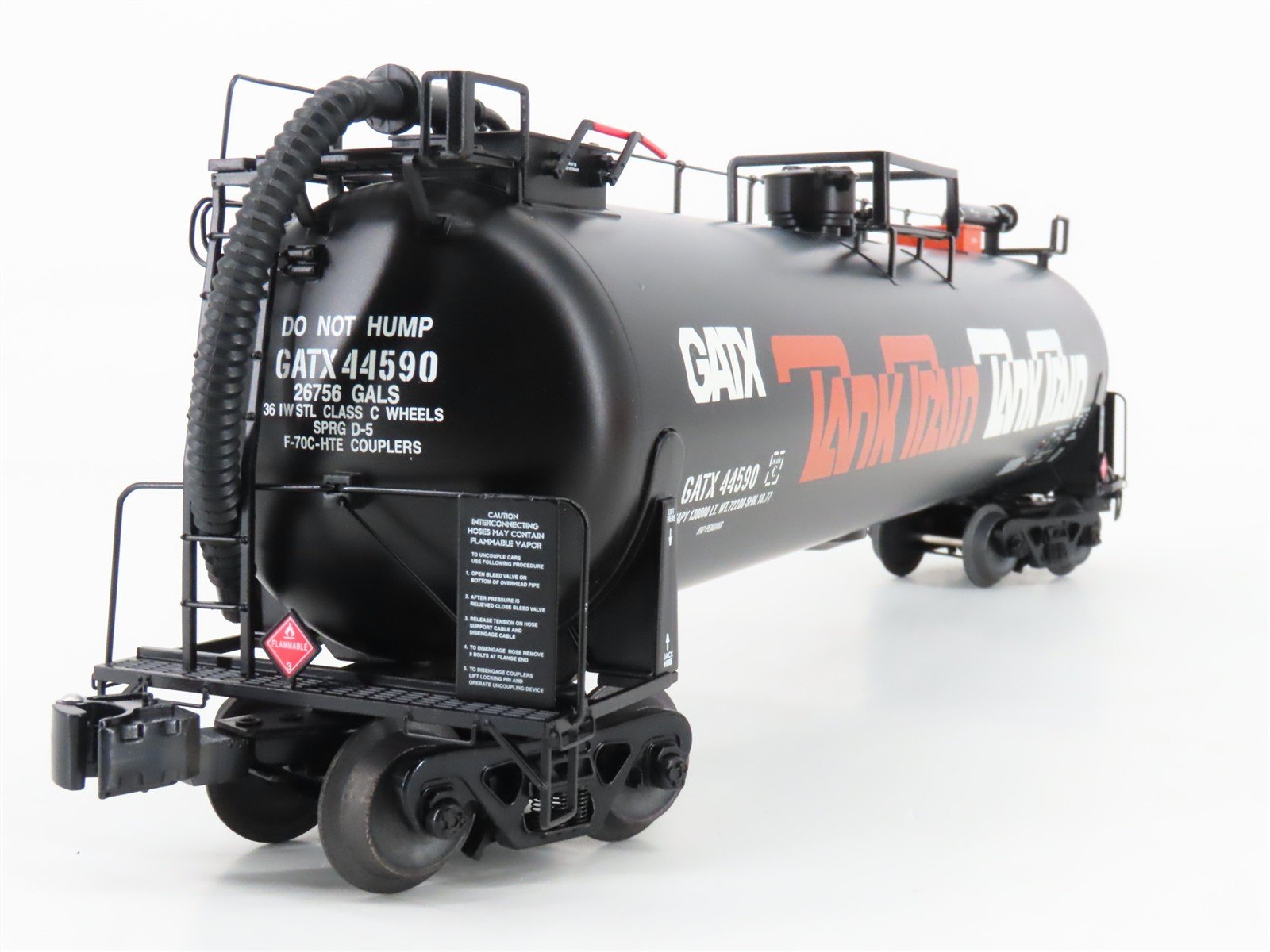 O Gauge 3-Rail Lionel 6-19647 GATX TankTrain Intermediate Tank Car #44590