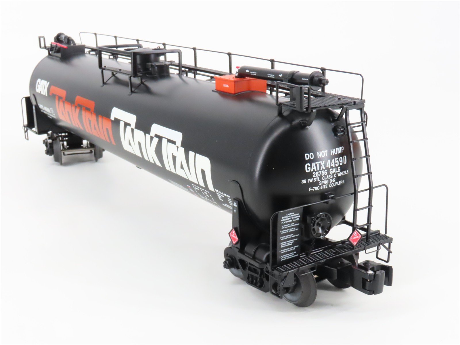 O Gauge 3-Rail Lionel 6-19647 GATX TankTrain Intermediate Tank Car #44590