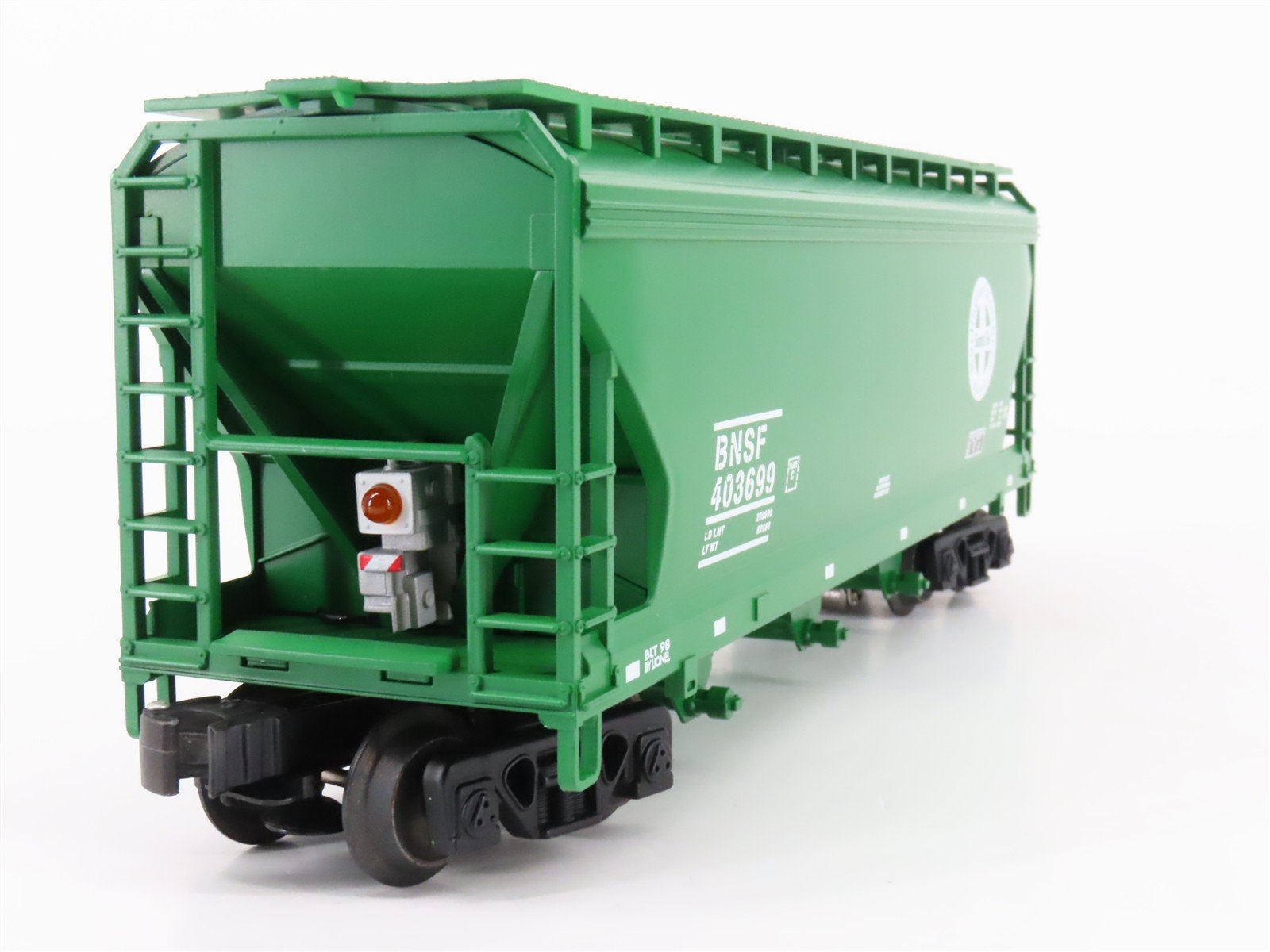 O Gauge 3-Rail Lionel 6-17135 BNSF Railway 3-Bay Covered Hopper #403699