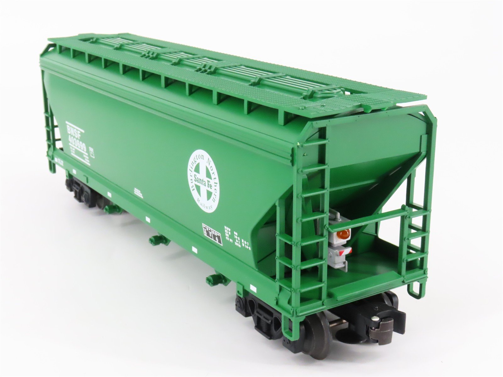 O Gauge 3-Rail Lionel 6-17135 BNSF Railway 3-Bay Covered Hopper #403699