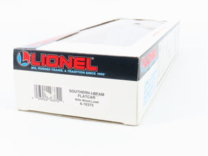 O Gauge 3-Rail Lionel 6-16372 SOU Southern Centerbeam Flat Car w/ Lumber Load