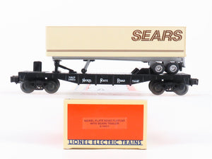 O Gauge 3-Rail Lionel 6-19411 NKP Nickel Plate Road Flat Car w/ Sears Trailer
