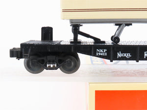 O Gauge 3-Rail Lionel 6-19411 NKP Nickel Plate Road Flat Car w/ Sears Trailer